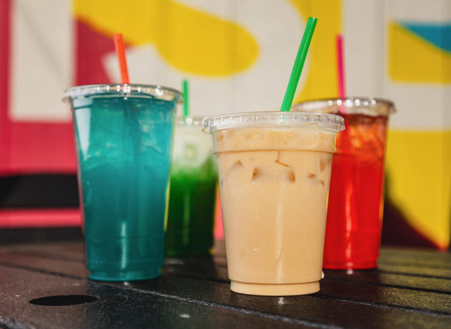 RISE drinks lineup on the go